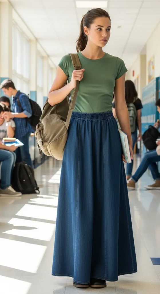 maxi-skirt-fitted-top
