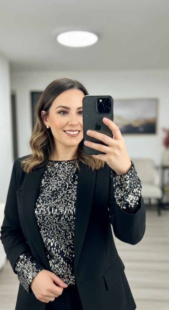 black-blazer-with-sequined-top
