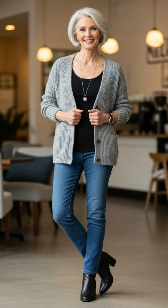 cardigan-layering-tank-slim-pants
