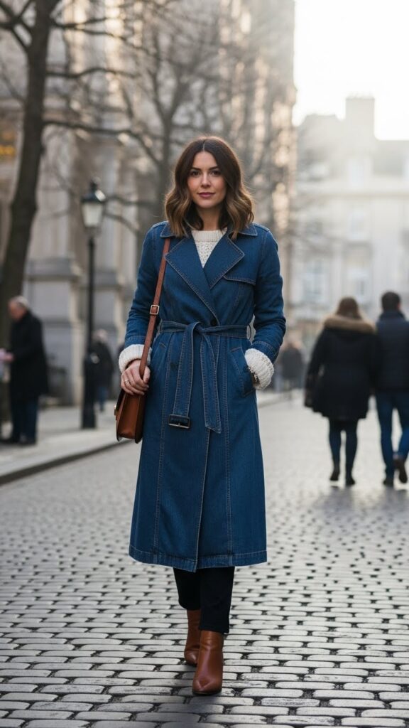 denim-trench-and-sweater-combo