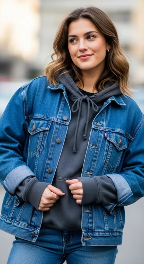 layered-hoodie-and-denim-jacket
