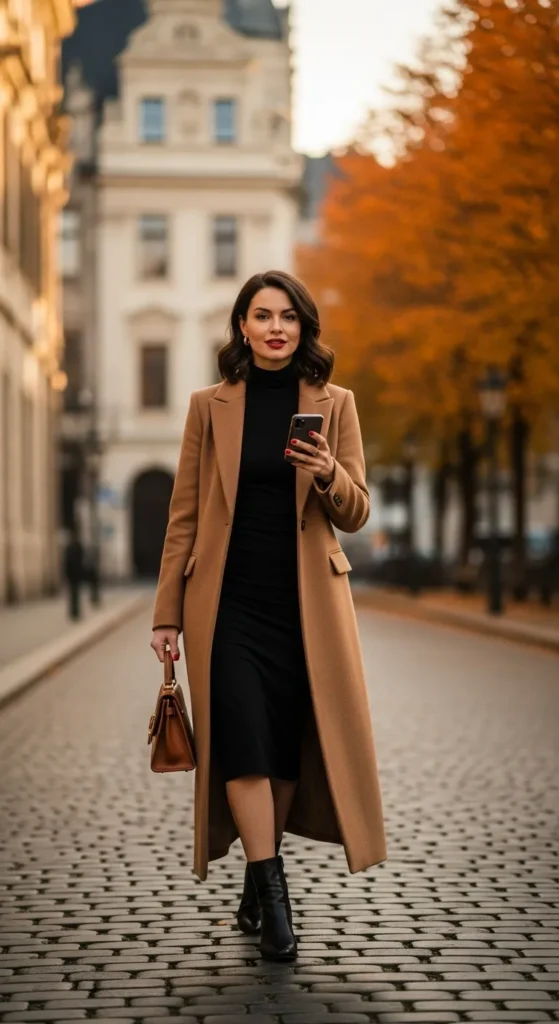 long-wool-coat-with-turtleneck-dress