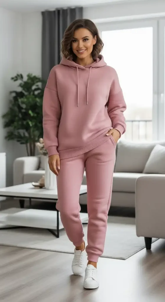 20 Comfortable, Casual, and Cozy Outfits for Women This Season 21 matching-sweatsuit-set