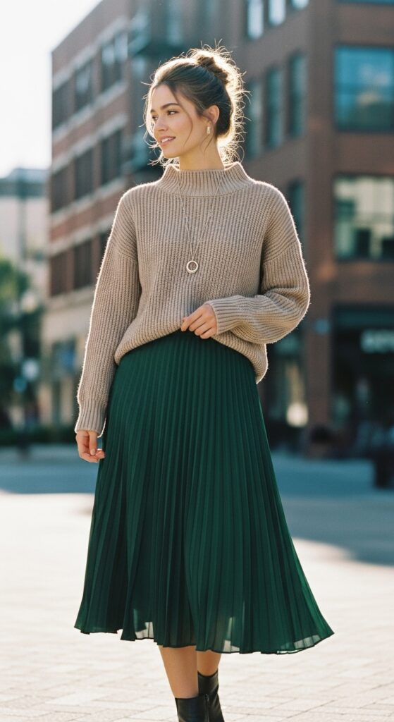mock-neck-sweater-with-midi-skirt
