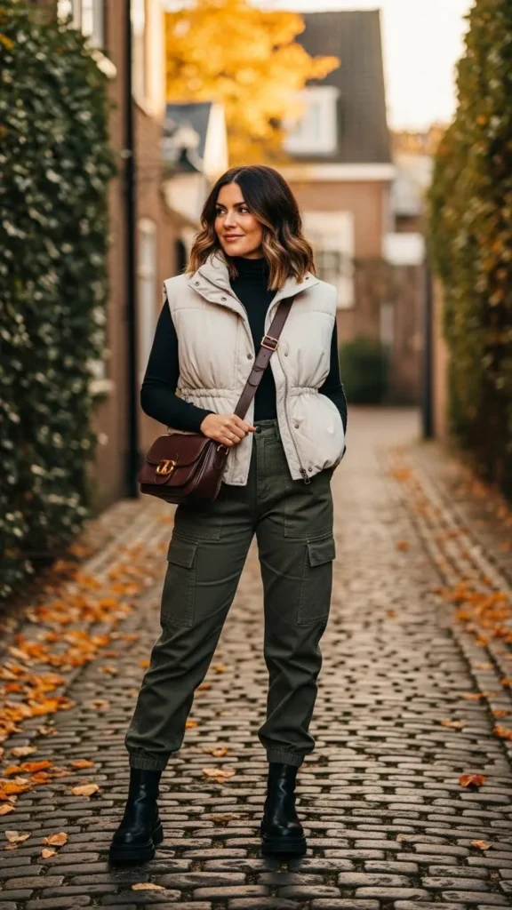 puffer-vest-cargo-pants