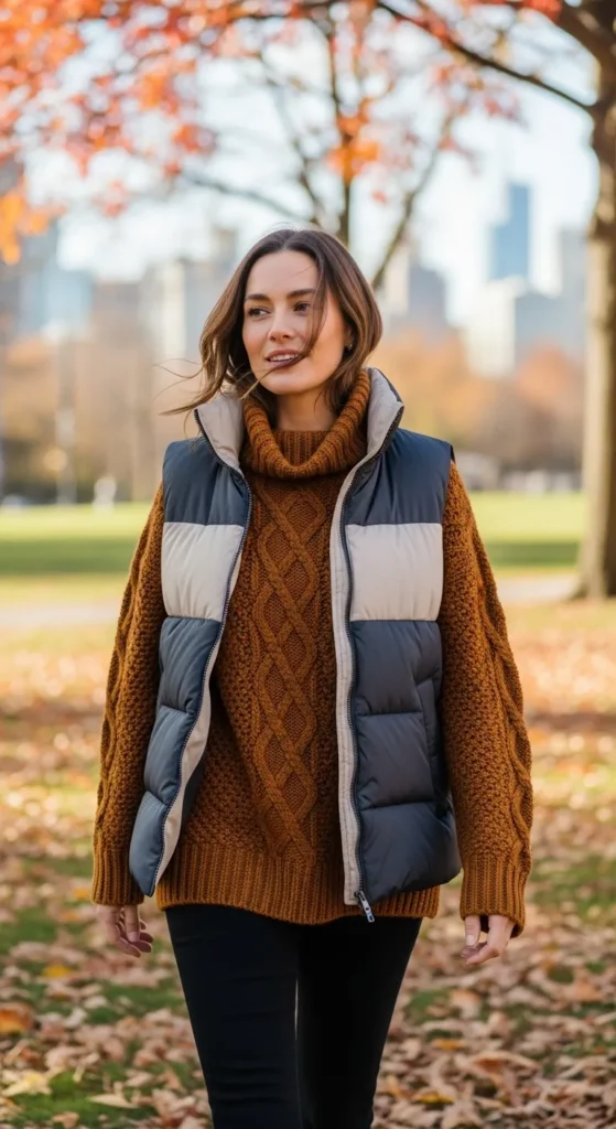 sweater-and-puffer-vest