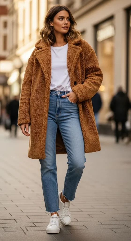 teddy-coat-and-straight-jeans
