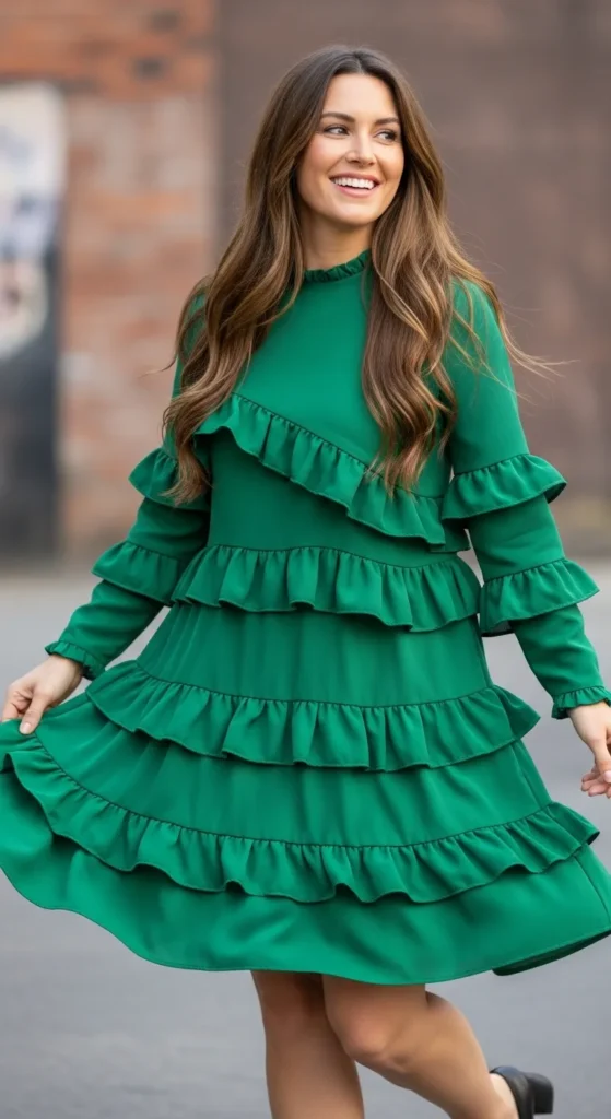 Tiered-Ruffle-Dress
