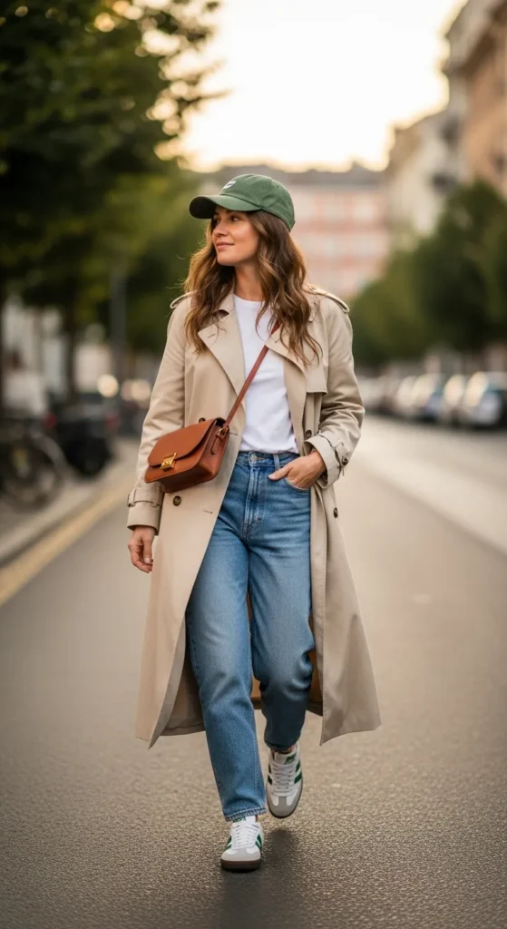 trench-coat-baseball-cap
