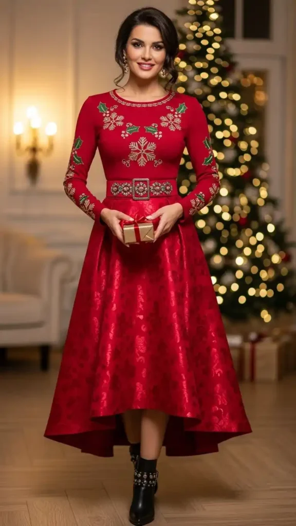 cultural-red-christmas-outfit-with-modern-styling