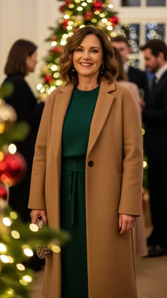 knit-midi-dress-with-a-long-coat