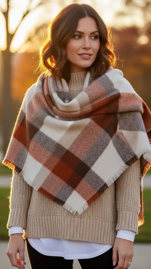 layered-sweater-with-scarf
