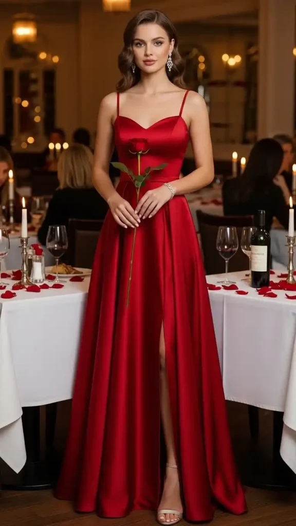 15 Stunning Valentine’s Day Outfit Ideas for Every Style 2 classic-red-dress