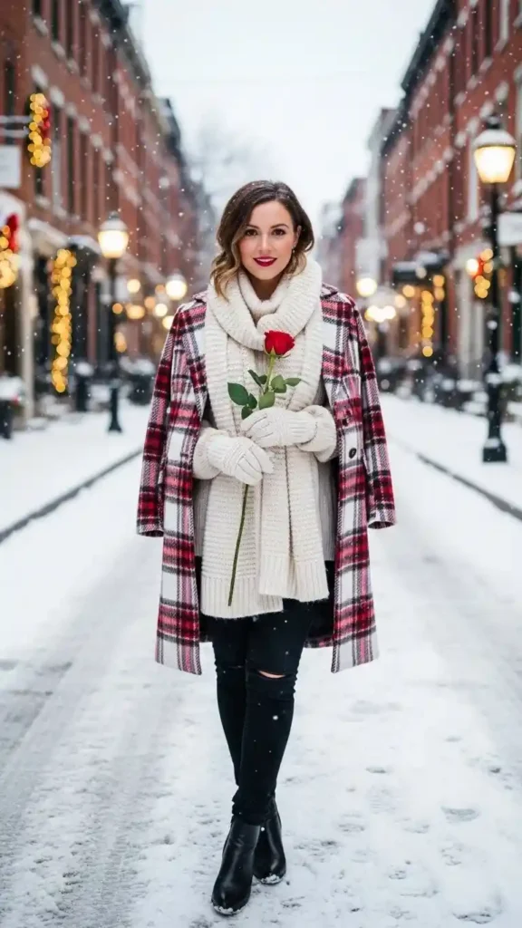 plaid-coat-with-black-jeans
