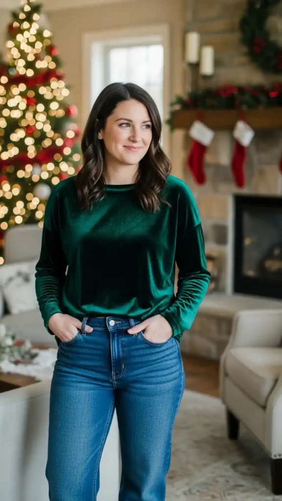 velvet-top-with-jeans