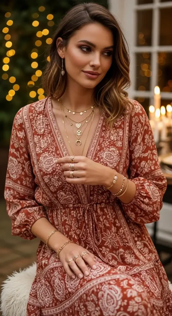 bohemian-maxi-dress-layered-jewelry