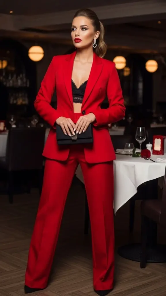 red-power-suit