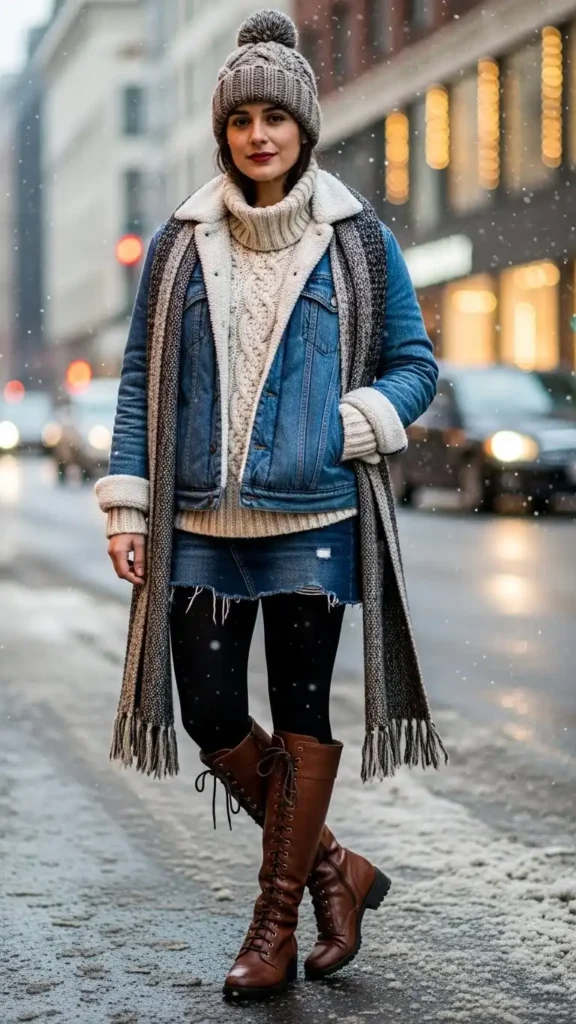 denim-jacket-with-sherpa-lining-and-boots