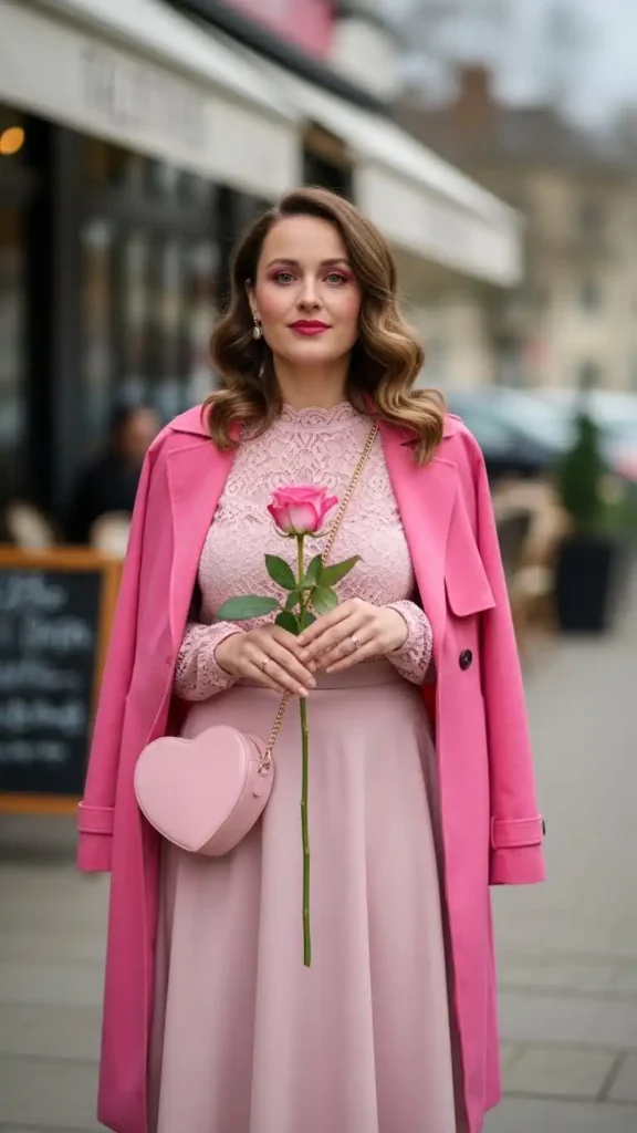 monochrome-pink-look