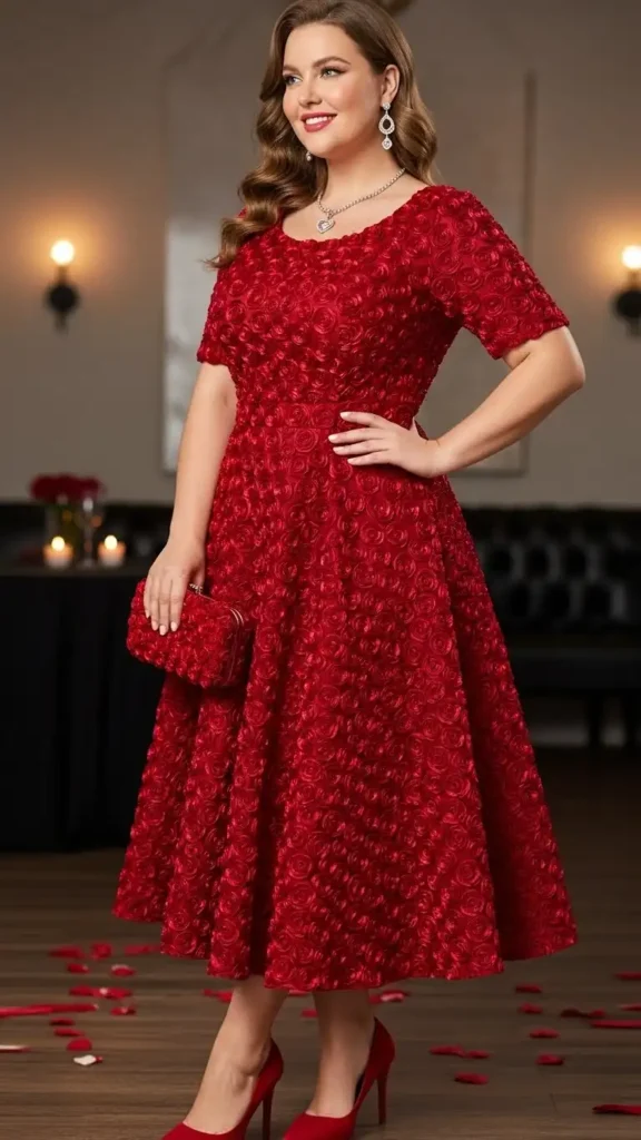 rose-textured-a-line-midi