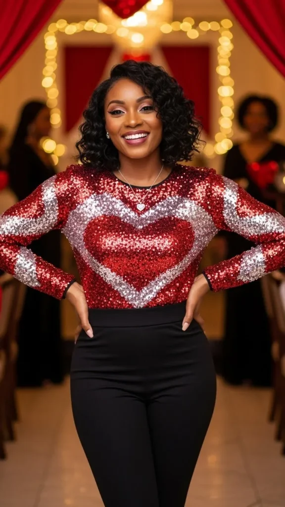 sequin-top-with-black-pants