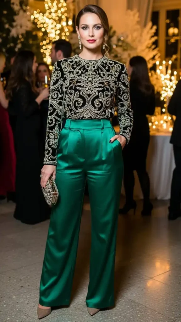silk-pants-with-embellished-top