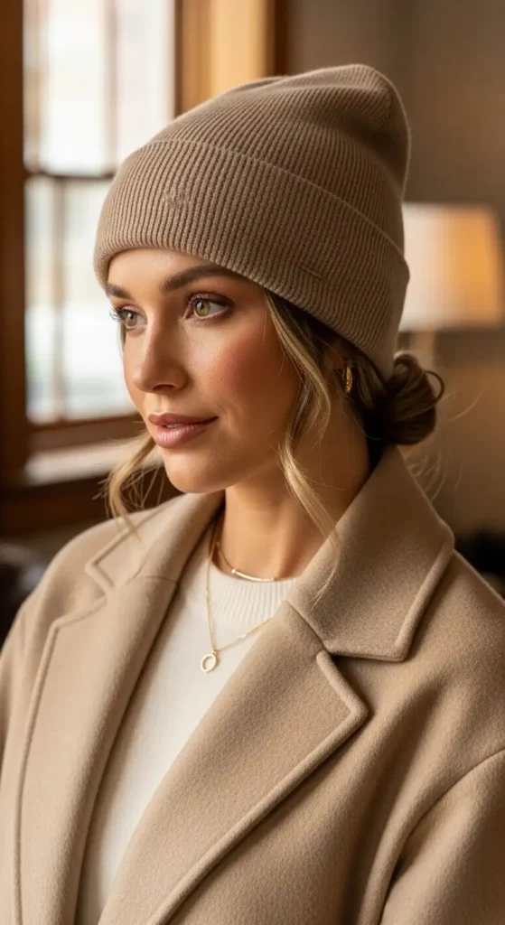 15 Must-Have Pieces for a Winter Capsule Wardrobe for Women 15 cashmere-beanie