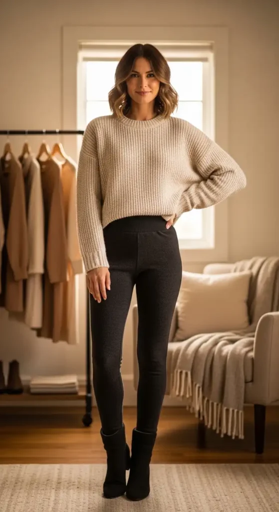 15 Must-Have Pieces for a Winter Capsule Wardrobe for Women 10 fleece-lined-tights