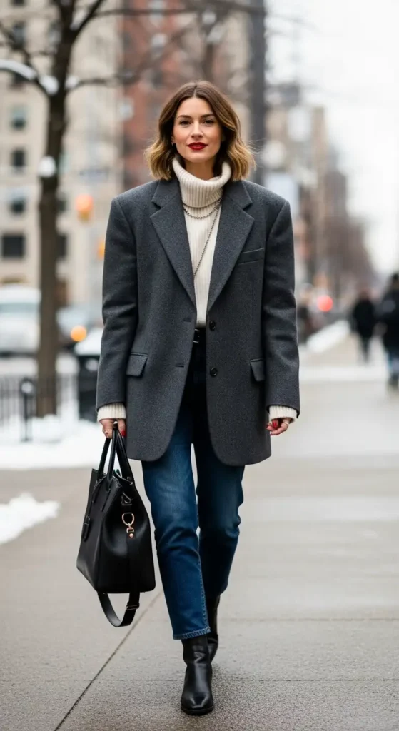 15 Must-Have Pieces for a Winter Capsule Wardrobe for Women 11 heavy-blazer