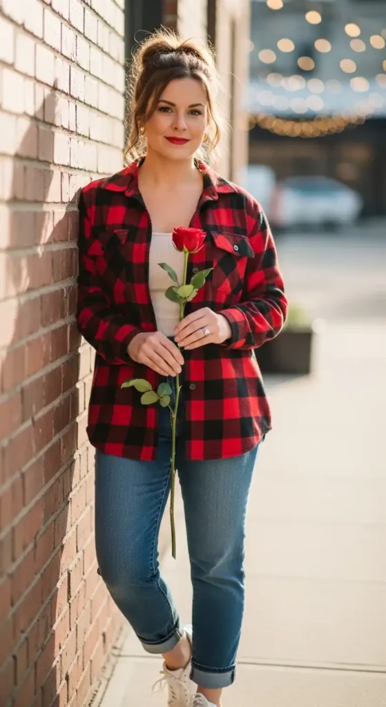 plaid-shirt-with-jeans