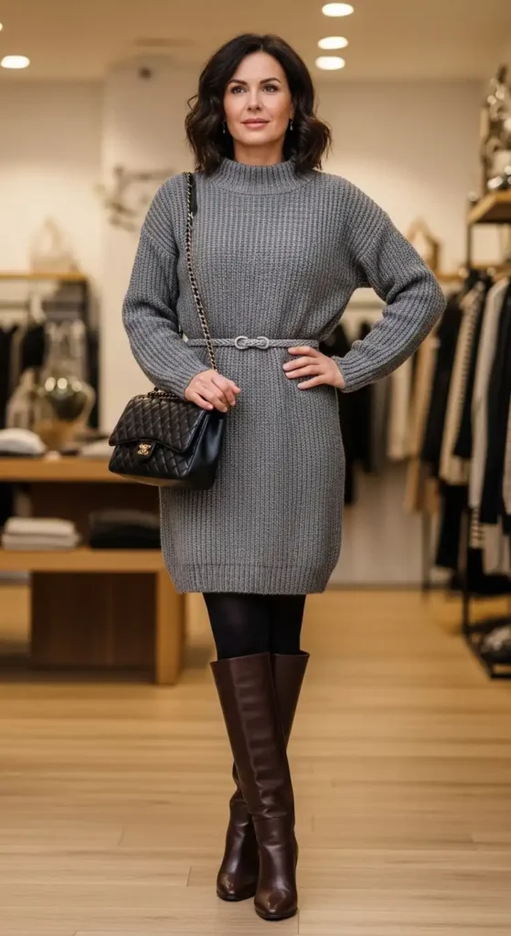 15 Must-Have Pieces for a Winter Capsule Wardrobe for Women 8 sweater-dress
