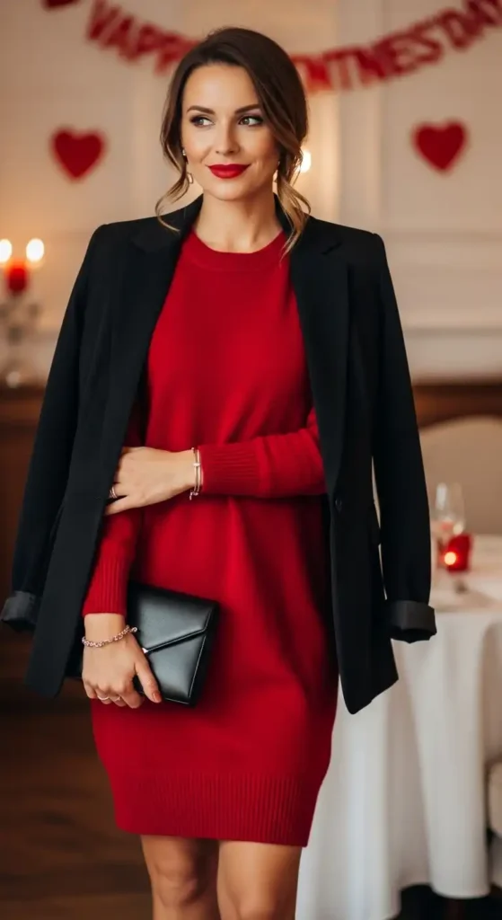 sweater-dress-blazer