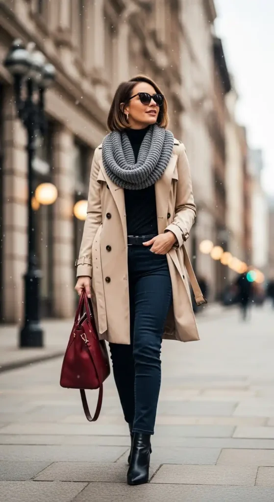 15 Must-Have Pieces for a Winter Capsule Wardrobe for Women 13 trench-coat
