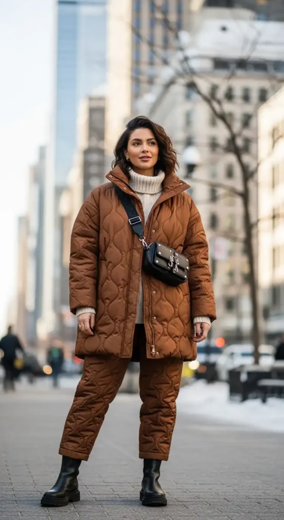 brown-quilted-puffer-coat-pants