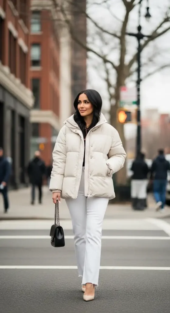 cream-puffer-jacket-white-jeans