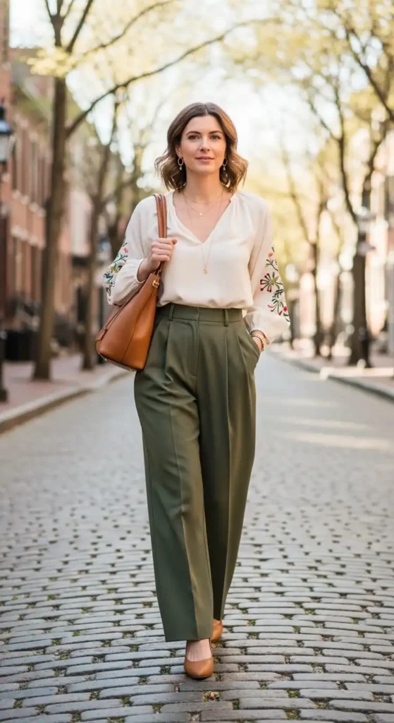 high-waist-trousers-with-a-blouse