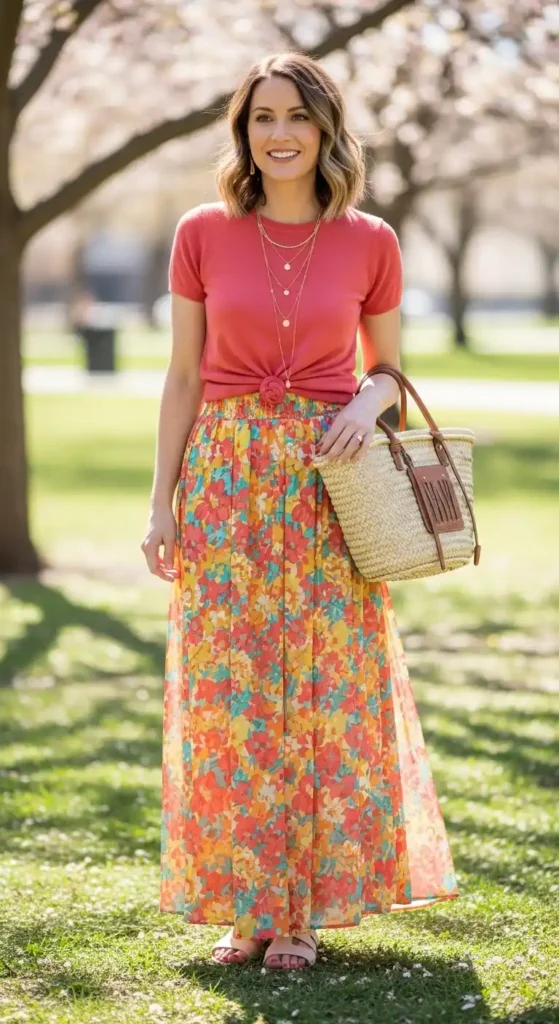maxi-skirt-with-fitted-tee