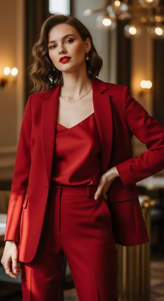 red-monochrome-suit