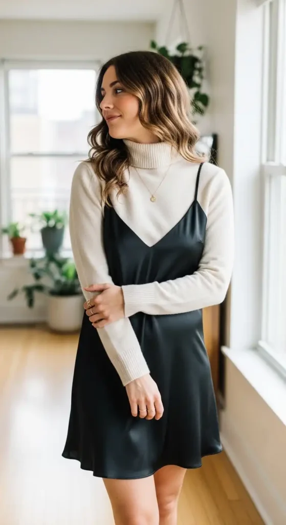 turtleneck-layered-under-a-slip-dress