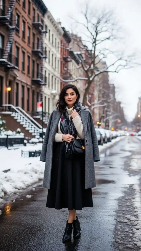 wool-blend-coat-with-turtleneck-and-midi-skirt