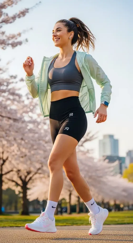 lightweight-jacket-and-compression-shorts