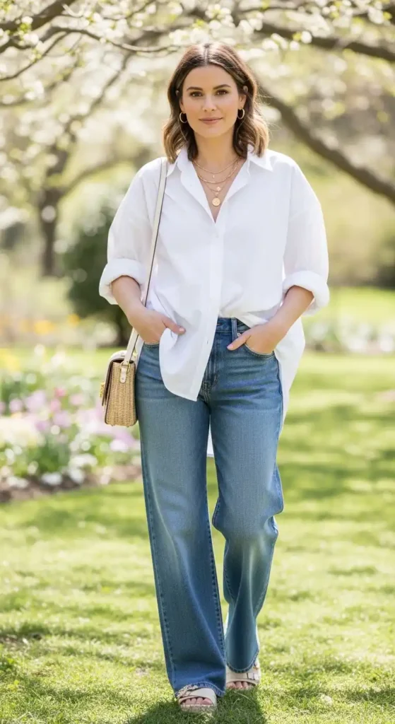 relaxed-denim-and-oversized-white-shirt