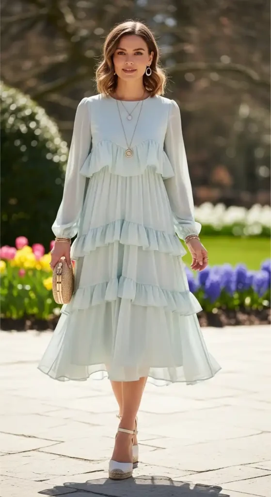 tiered-ruffle-dress