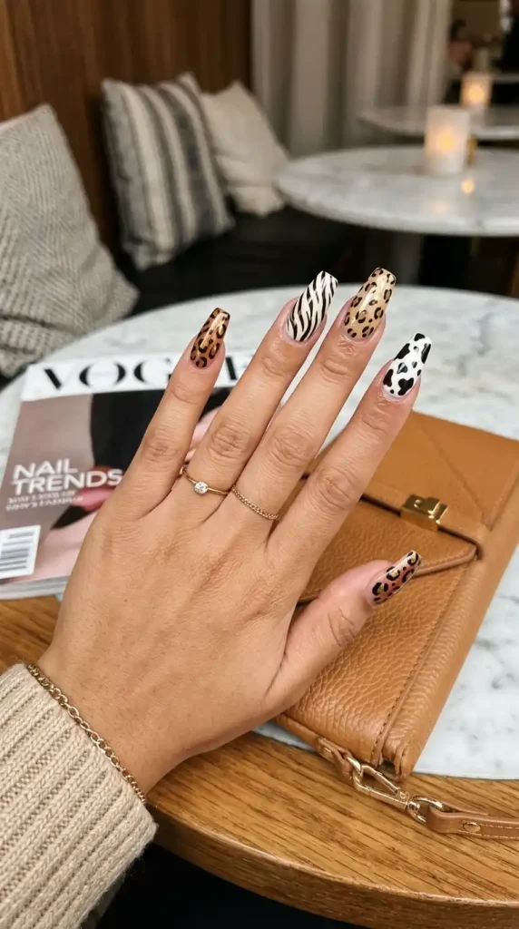animal-print-acrylic-nails