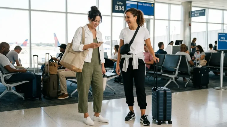 16 Cool Summer Airport Outfits for Women for Stress-Free Flights 22 cool-summer-airport-outfits