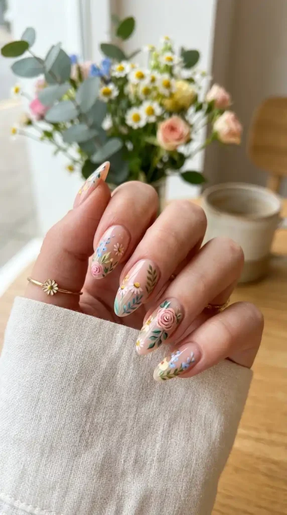 floral-acrylic-nails
