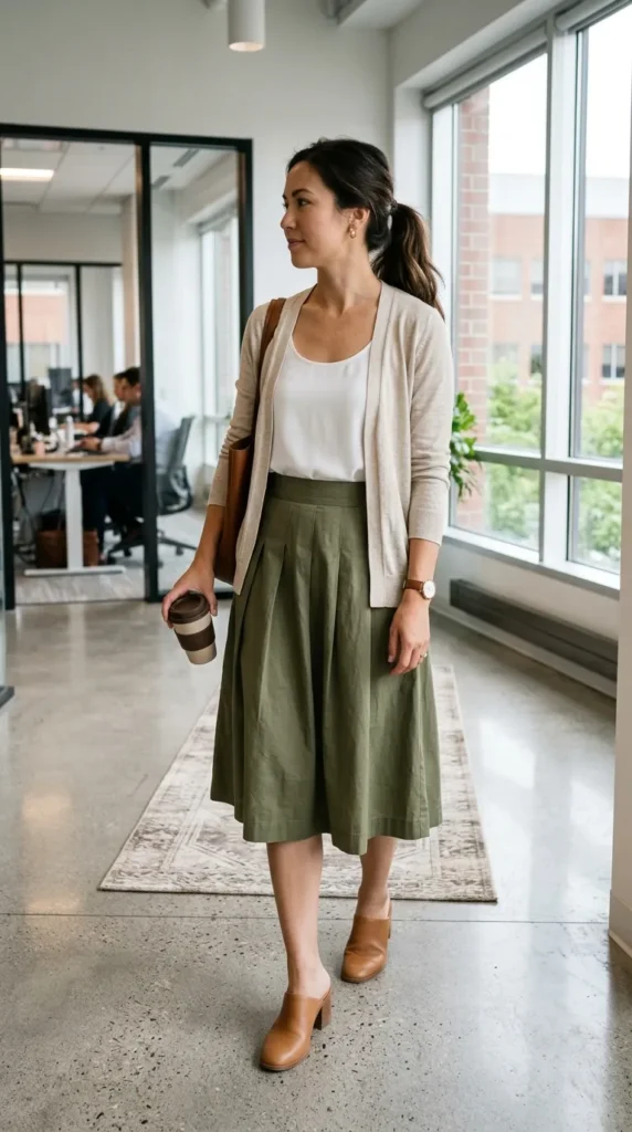 lightweight-cardigan-with-midi-skirt