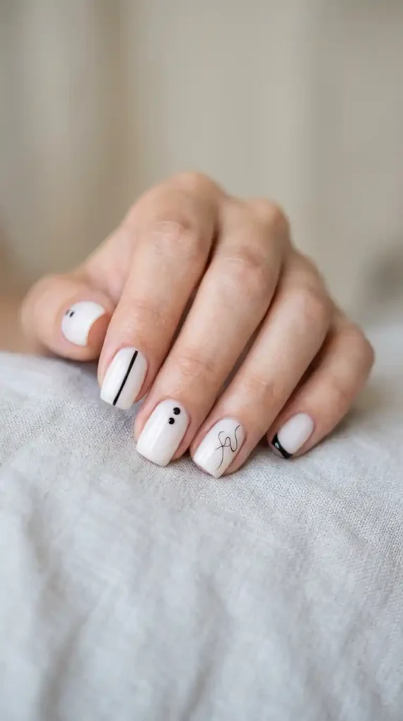 monochrome-minimal-nails