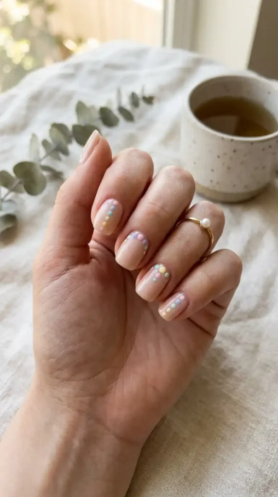 pastel-dot-nail-art