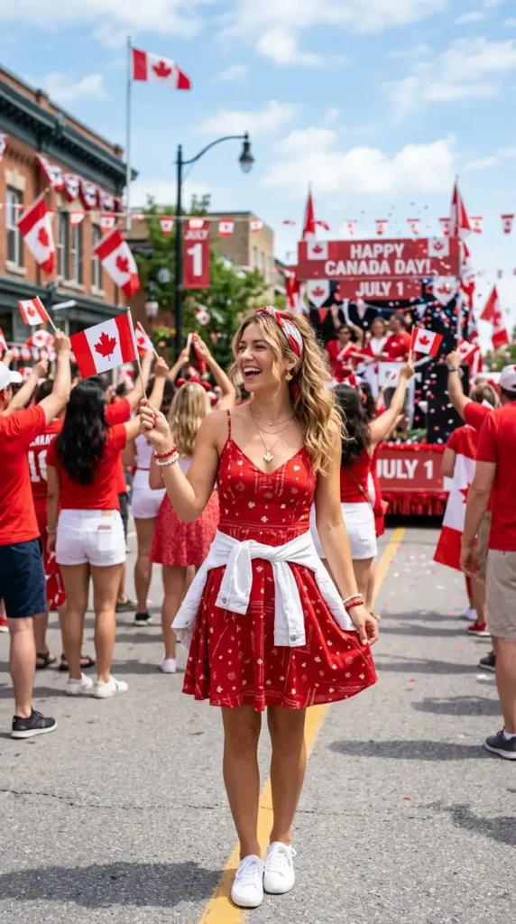 red-sundress-celebration-style